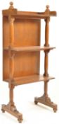 LATE 19TH CENTURY VICTORIAN OAK ETAGERE / BOOKCASE