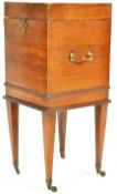 18TH CENTURY GEORGE III MAHOGANY WINE CELLARETTE
