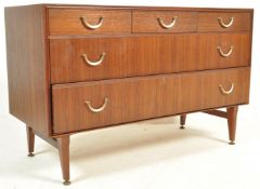 1960S MEREDEW TEAK CHEST OF DRAWERS.