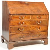 18TH CENTURY GEORGE III MAHOGANY BUREAU DESK