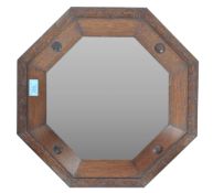 CIRCA 1940S 20TH CENTURY OAK MIRROR