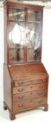 19TH CENTURY VICTORIAN MAHOGANY BUREAU BOOKCASE