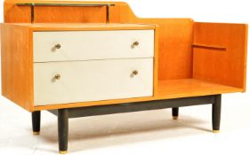 G PLAN - ERNEST GOMME - CHINA WHITE. RETRO VINTAGE TELEPHONE TABLE