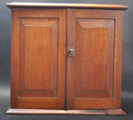 LATE 19TH CENTURY VICTORIAN MAHOGANY SMOKERS CABINET