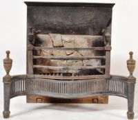 19TH CENTURY VICTORIAN CAST IRON FIRE GRATE / BASKET