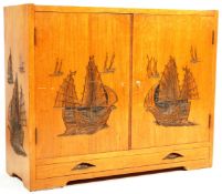 MID 20TH CENTURY CHINESE HARDWOOD CABINET