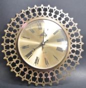 RETRO VINTAGE LATE 20TH CENTURY WALL CLOCK BY THE LONDON CLOCK CO