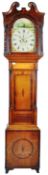 18TH CENTURY GEORGE III POYNOR LEICESTER LONGCASE CLOCK