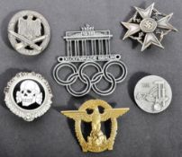 COLLECTION OF ASSORTED GERMAN THIRD REICH REPLICA BADGES