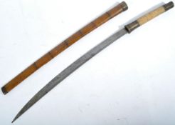 19TH CENTURY BURMESE DHA SWORD