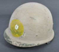 ORIGINAL 1ST GULF WAR ERA IRAQI ARMED FORCES M80 HELMET