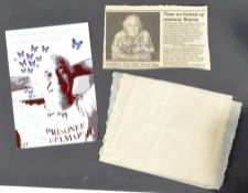 THE GREAT TRAIN ROBBERY - RONNIE BIGGS' WANDSWORTH PRISON TOILET PAPER