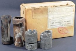 WWII SECOND WORLD WAR - ORIGINAL GERMAN INCENDIARY BOMB FRAGMENTS
