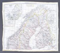 WWII SECOND WORLD WAR SILK ESCAPE MAP