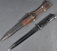 WWII SECOND WORLD WAR GERMAN MAUSER RIFLE BAYONET M84/98