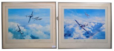 WWII SECOND WORLD WAR - ROBERT TAYLOR - SIGNED PRINTS