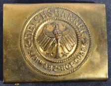WEIMAR REPUBLIC IMPERIAL GERMAN REICHSBANNER BELT BUCKLE