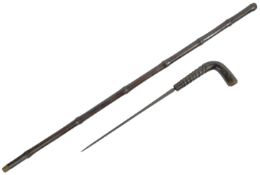 19TH CENTURY FRENCH GENTLEMANS SWORD STICK