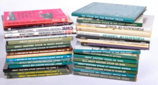 LARGE COLLECTION OF ASSORTED GREAT WESTERN STEAM RAILWAY BOOKS