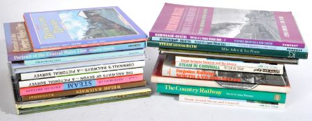 COLLECTION OF ASSORTED RAILWAY STEAM TRAIN BOOKS