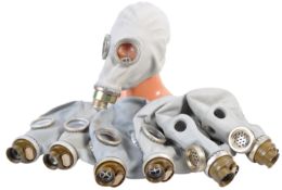 COLLECTION OF X7 RUSSIAN SOVIET UNION GP-5 RESPIRATORS
