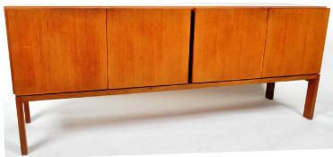 LARGE MID 20TH CENTURY DANISH TEAK SIDEBOARD CREDENZA