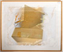 STEVE BARRACLOUGH - 1987 MIXED MEDIA MONOTYPE ARTIST'S PROOF PRINT