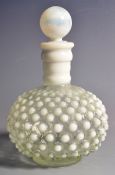 EARLY 20TH CENTURY FENTON GLASS HOBNAIL PERFUME BOTTLE