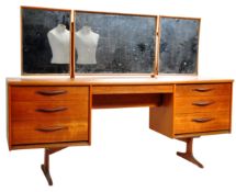 ORIGINAL 1960'S AUSTINSUITE TEAK WOOD DRESSING TABLE DESK