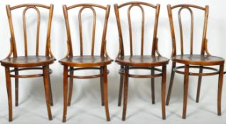 MICHAEL THONET - SET OF FOUR DINING / BISTRO CAFE CHAIRS