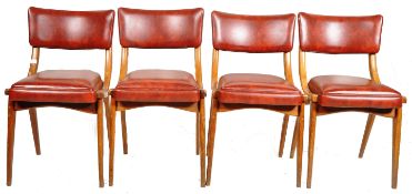 BEN CHAIRS - SET OF FOUR 1960'S BENTWOOD DINING CHAIRS