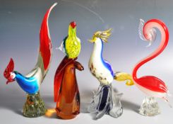 MURANO - COLLECTION OF RETRO GLASS ANIMAL FIGURES