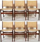 ERIC BUCH - ANDERSTRUP MOBELFABRIK - SIX MODEL 89 DINING CHAIRS