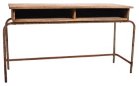 RETRO VINTAGE MID 20TH CENTURY FRENCH SCHOOL DESK
