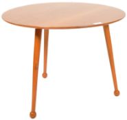 RETRO MID 20TH CENTURY TEAK AND BEECH WOOD COFFEE TABLE