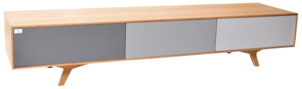 CONTEMPORARY 21ST CENTURY LOW TELEVISION STAND