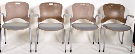 HERMAN MILLER - CAPER - SET OF STACKING CHAIRS