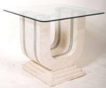 MAITLAND SMITH - 80'S HOLLYWOOD REGENCY ART DECO STYLE TABLE