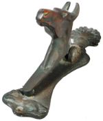 20TH CENTURY HUNTING INTEREST HORSE HEAD DOOR KNOCKER