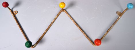 SET OF RETRO VINTAGE SPUTNIK ATOMIC COAT HOOK RACK