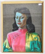AFTER TRETCHIKOFF - MISS WONG - RETRO VINTAGE PRINT