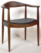 AFTER HANS J WEGNER - KENNEDY CHAIR - CONTEMPORARY ARMCHAIR