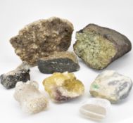 COLLECTION OF MINERAL & CRYSTAL SPECIMENS