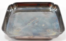 1960'S SILVER KARTELL ADVERTISING DISH