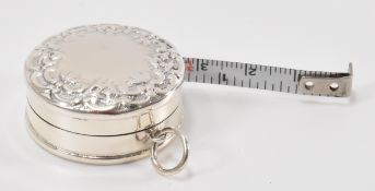 SILVER EMBOSSED TAPE MEASURE
