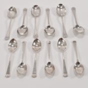 MAPPIN & WEBB & ATKIN BROTHERS SILVER TEA SPOONS