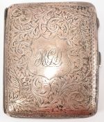 EARLY 20TH CENTURY SILVER CIGARETTE CASE