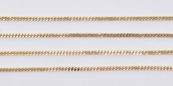 9CT GOLD FINE LINK NECKLACE CHAIN
