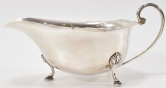 1930'S SYNYER & BEDDOES SILVER CREAMER JUG