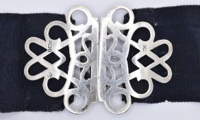 EDWARDIAN SILVER NURSES BELT